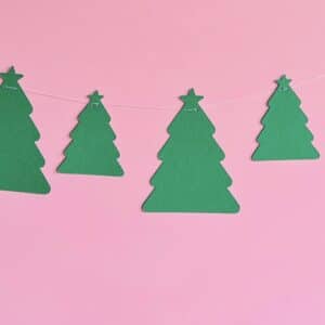 Printable Kerstboom Slinger